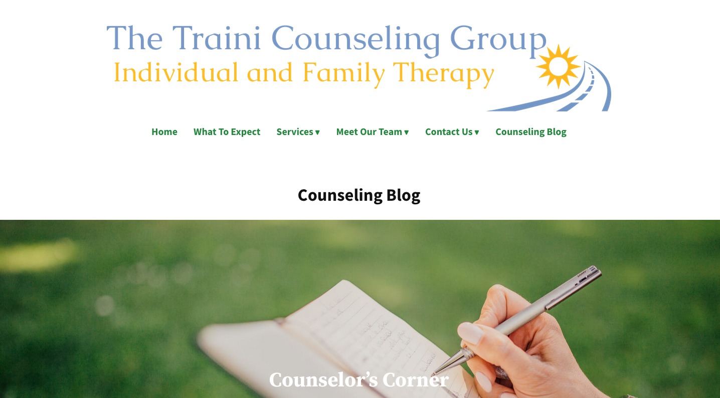 Traini Counseling Blog