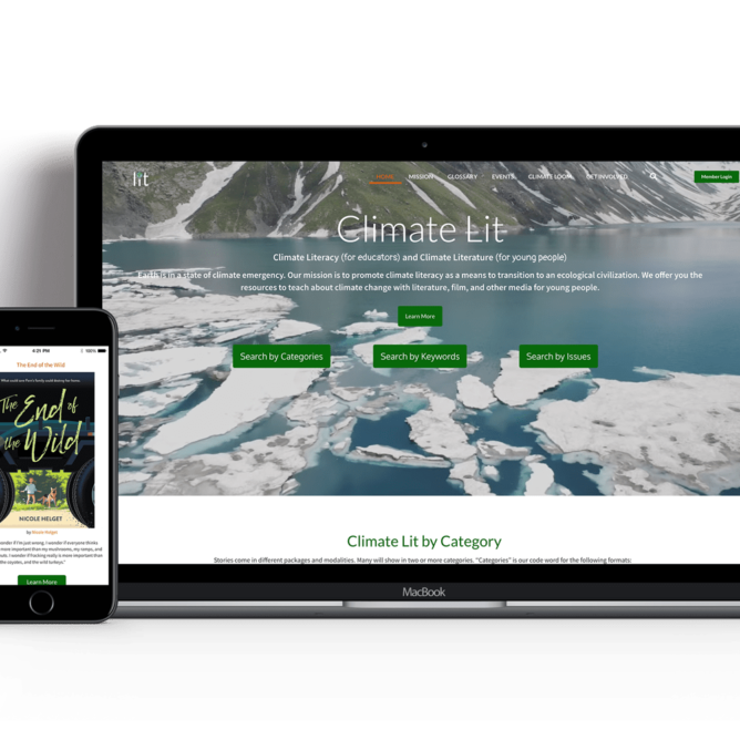 Climate Lit, Nonprofit Websites