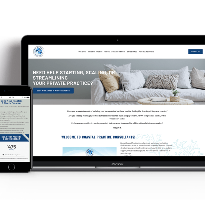 Coastal Practice Consultants, Responsive Web Design