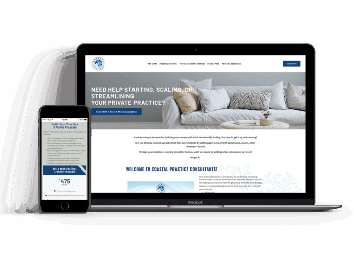 Coastal Practice Consultants, Responsive Web Design